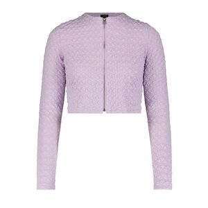 ALEEZA OF PARIS ZIPPERED CARDIGAN